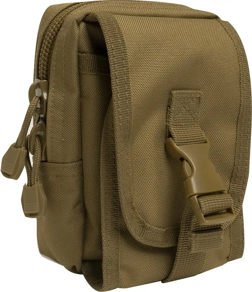 Rothco Molle Compatible Edc (everyday Carry) Accessory Pouch Coyote Brown