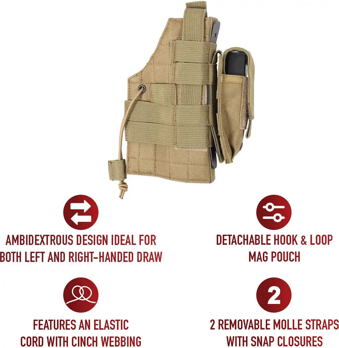 Rothco Molle Modular Ambidextrous Holster