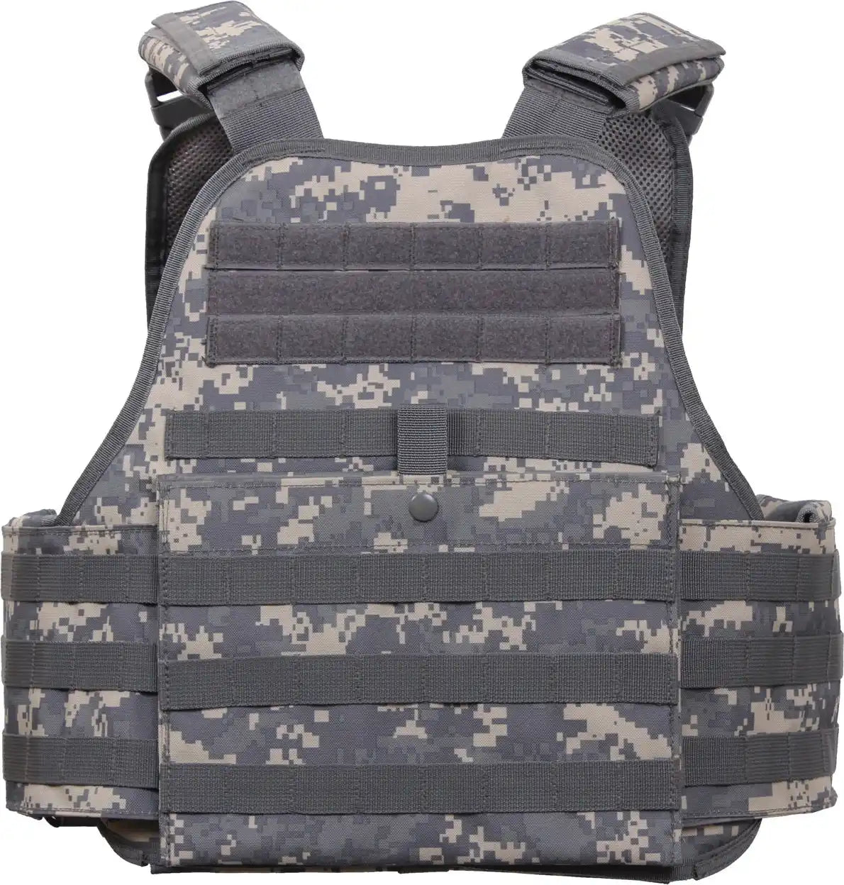 Rothco Molle Plate Carrier Vest - Acu Digital Camo / Regular