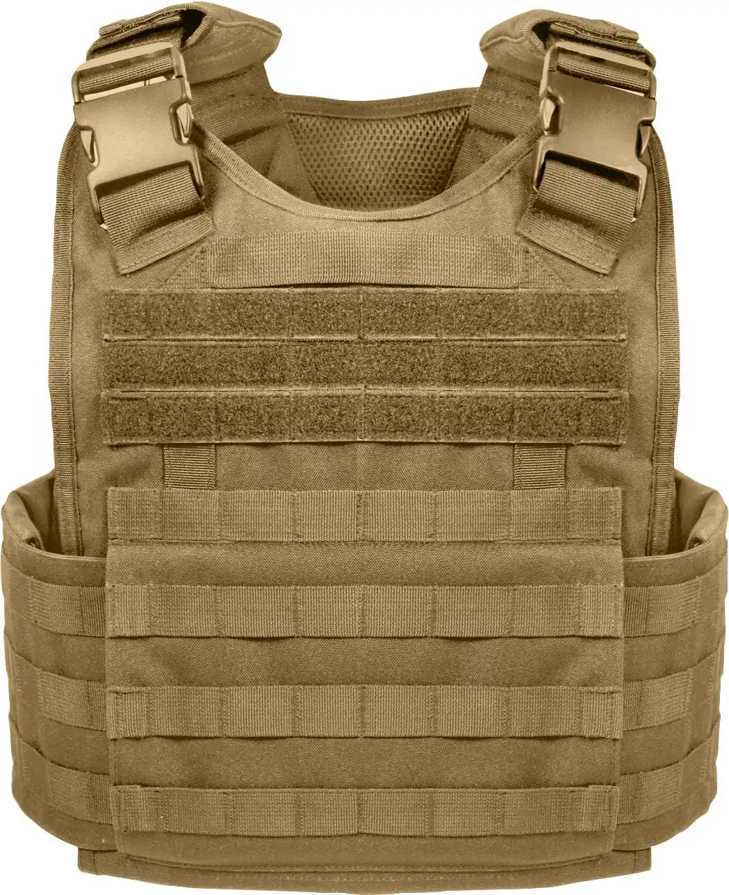 Rothco Molle Plate Carrier Vest - Coyote Brown / Xs / s