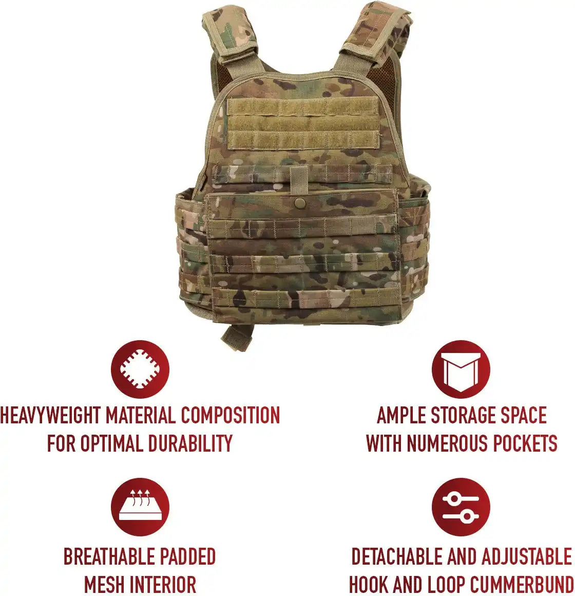 Rothco Molle Plate Carrier Vest