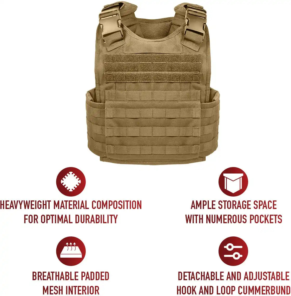 Rothco Molle Plate Carrier Vest