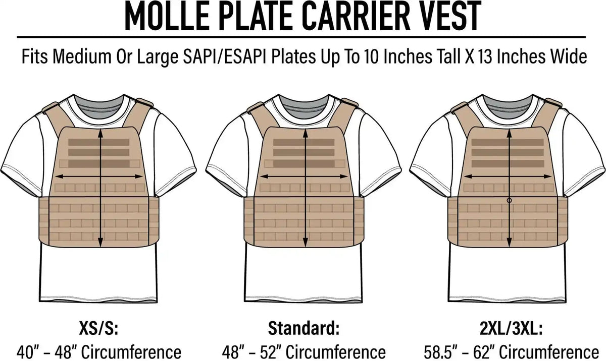 Rothco Molle Plate Carrier Vest