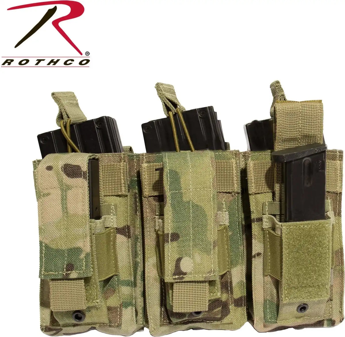 Rothco Molle Triple Kangaroo Rifle and Pistol Mag Pouch