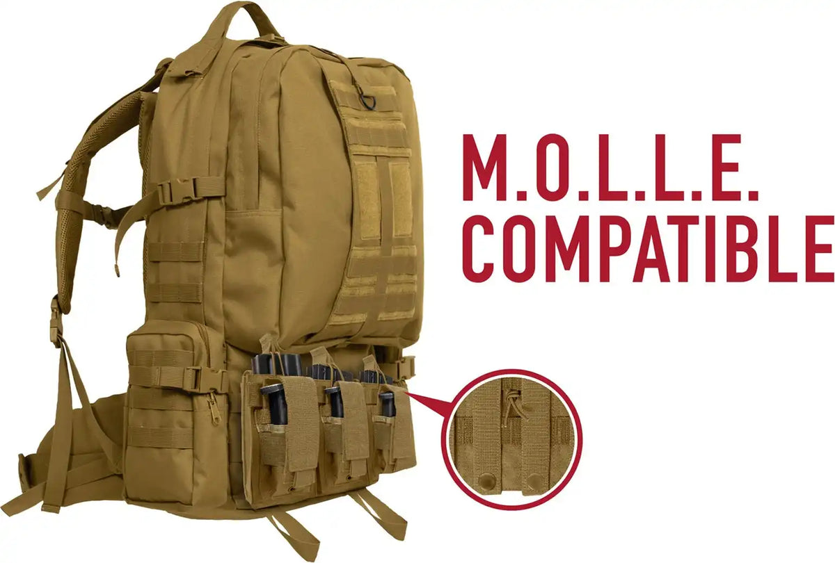 Rothco Molle Triple Kangaroo Rifle and Pistol Mag Pouch