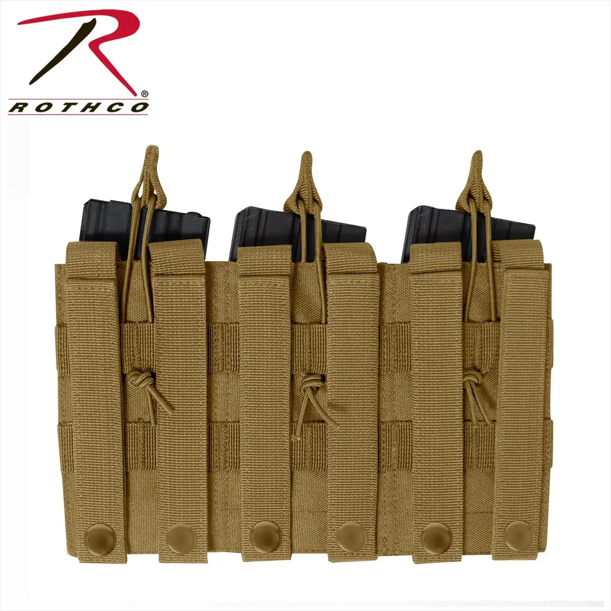 Rothco Molle Triple Kangaroo Rifle and Pistol Mag Pouch