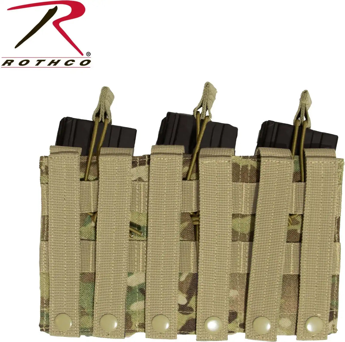 Rothco Molle Triple Kangaroo Rifle and Pistol Mag Pouch