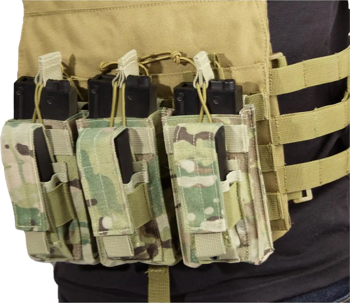 Rothco Molle Triple Kangaroo Rifle and Pistol Mag Pouch