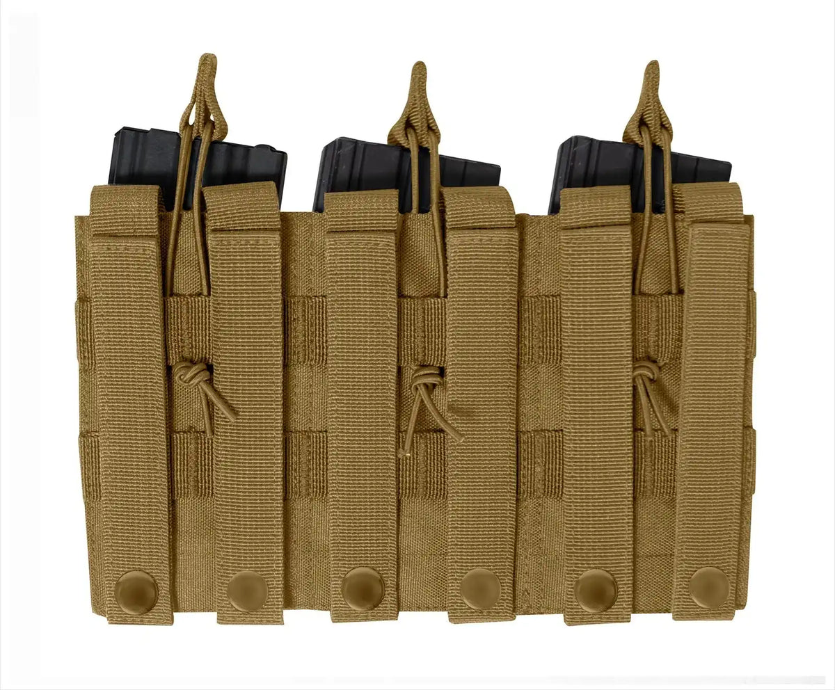 Rothco Molle Triple Kangaroo Rifle and Pistol Mag Pouch