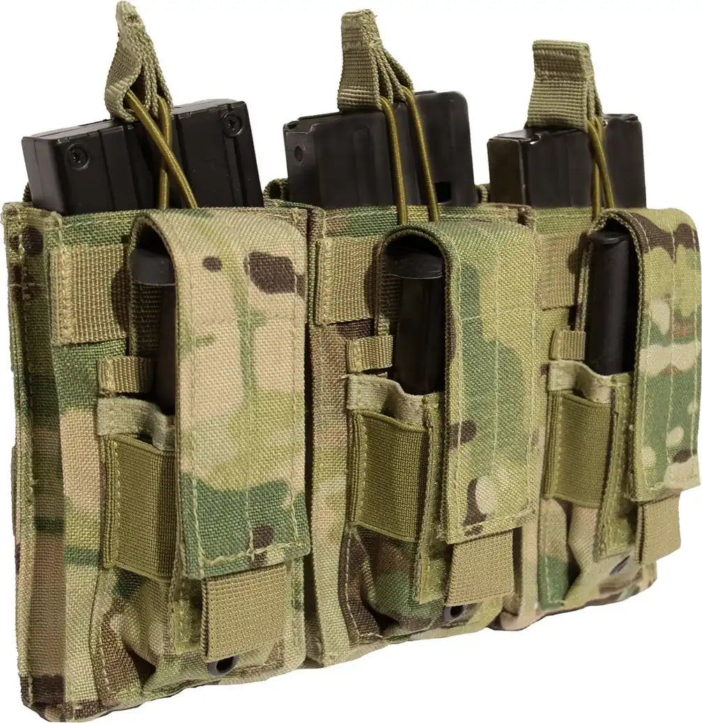 Rothco Molle Triple Kangaroo Rifle and Pistol Mag Pouch
