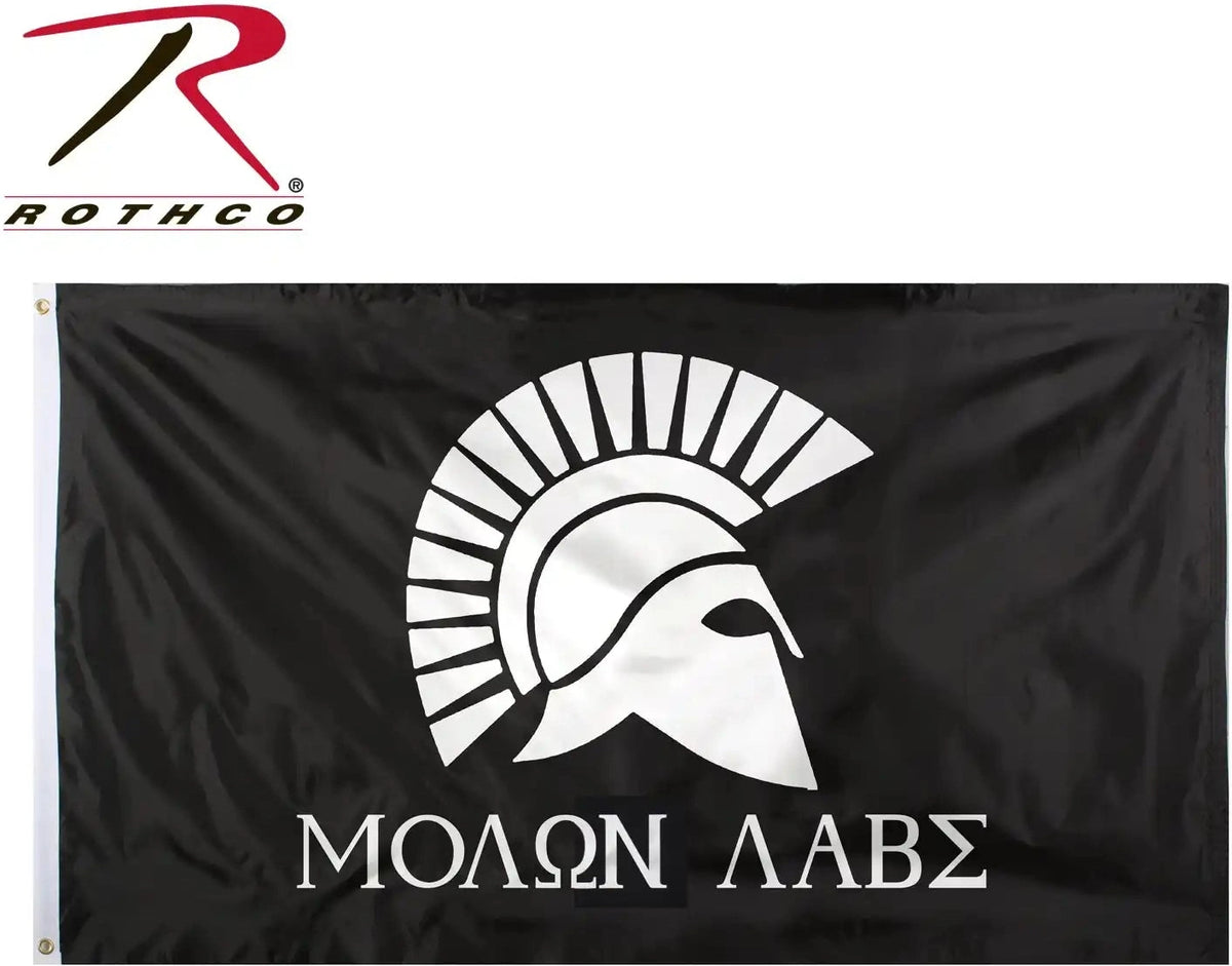 Rothco Molon Labe Flag 3’ x 5’