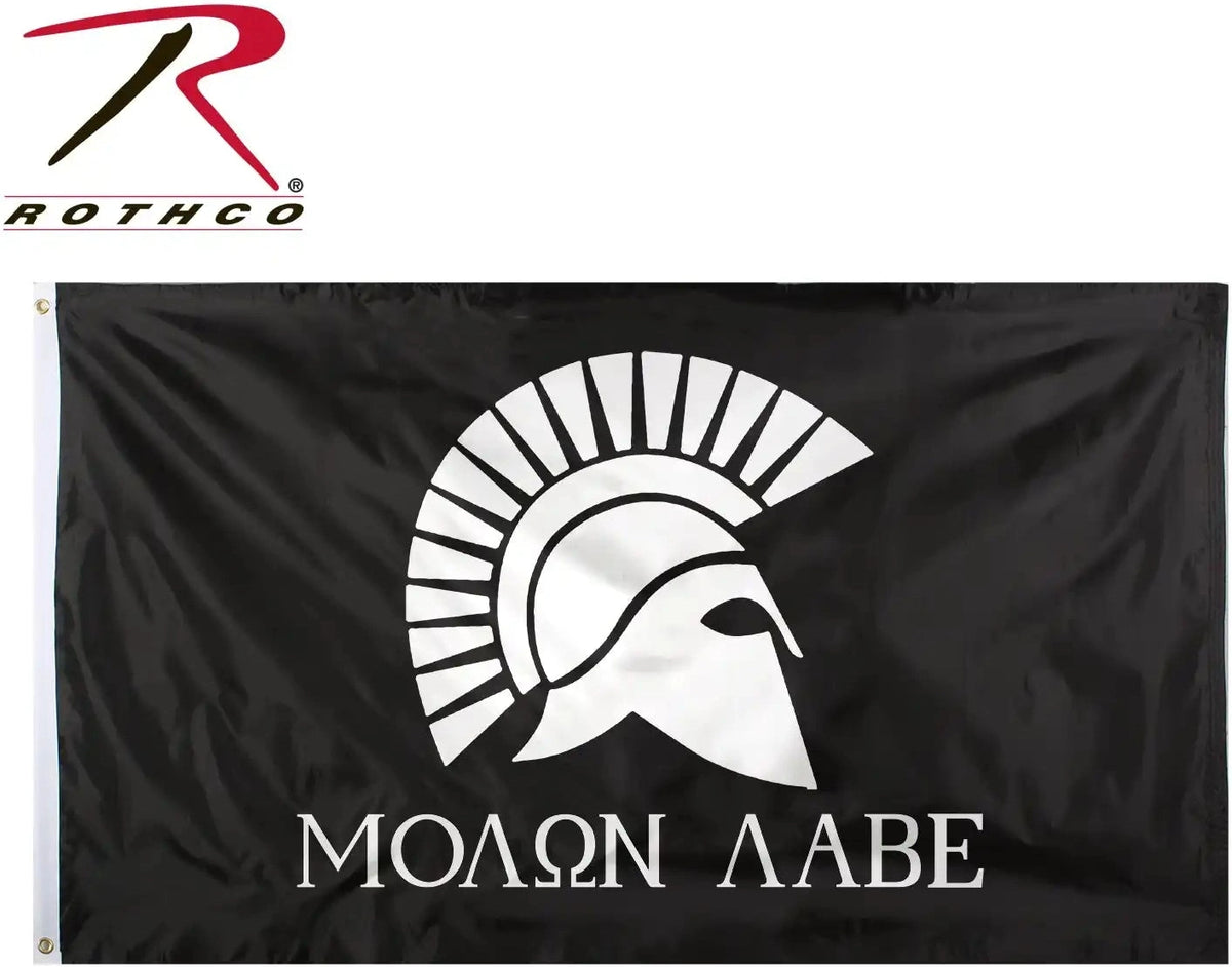 Rothco Molon Labe Flag 3’ x 5’