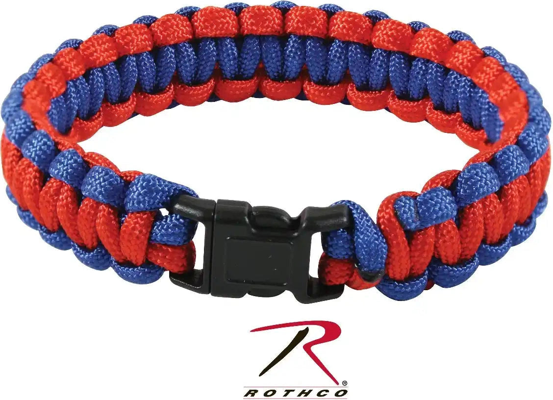 Rothco Multi Colored Paracord Bracelet Vietnam Pattern / 8 Inches