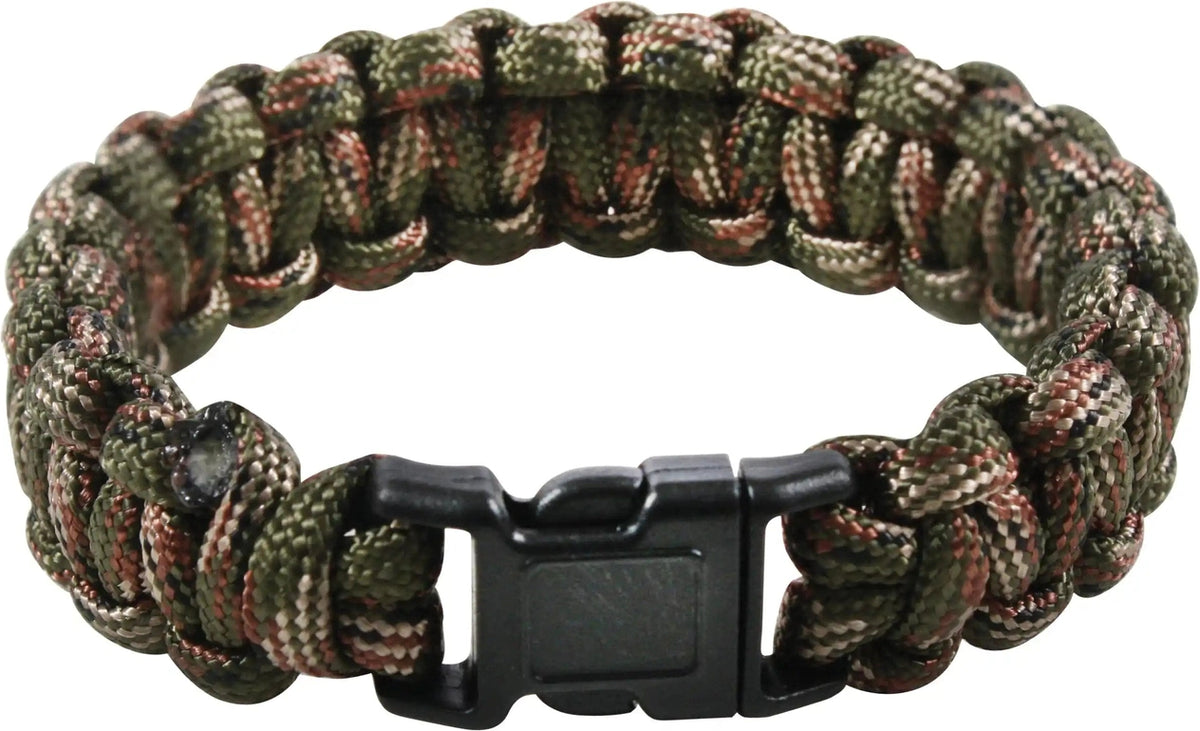 Rothco Multi Colored Paracord Bracelet Vietnam Pattern / 8 Inches