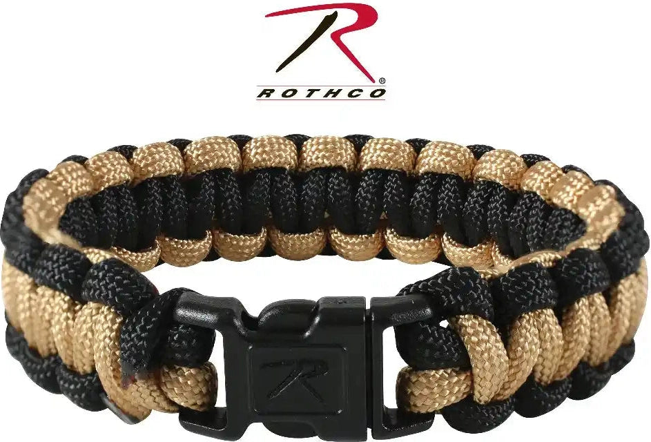 Rothco Multi Colored Paracord Bracelet Vietnam Pattern / 8 Inches