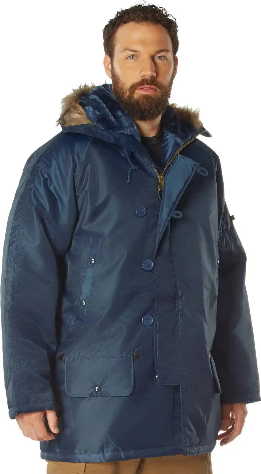 Rothco N-3b Parka - Navy Blue / s