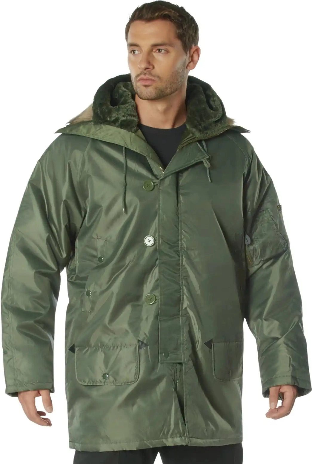 Rothco N-3b Parka - Sage Green / Xs