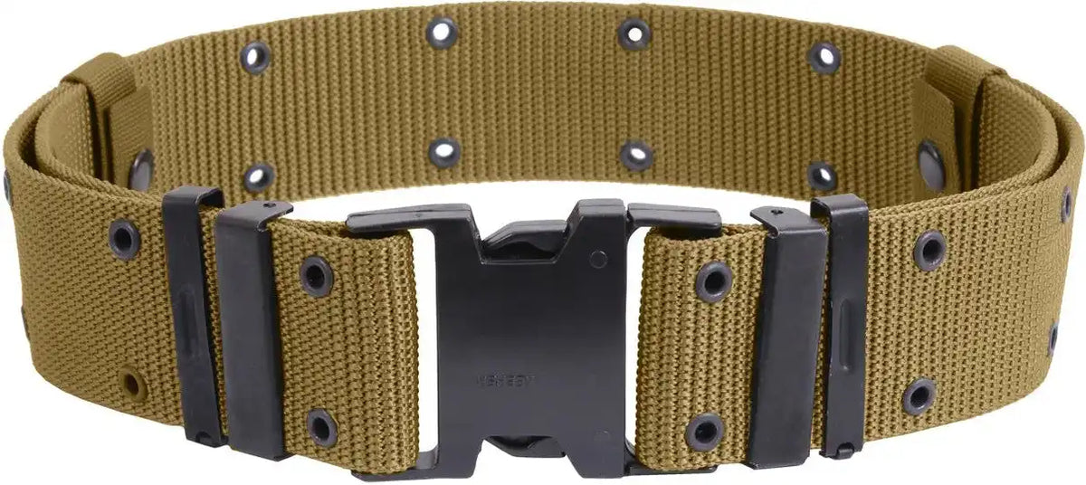 Rothco New Issue Marine Corps Style Quick Release Pistol Belts - Coyote Brown / m