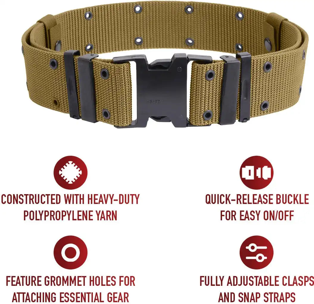 Rothco New Issue Marine Corps Style Quick Release Pistol Belts