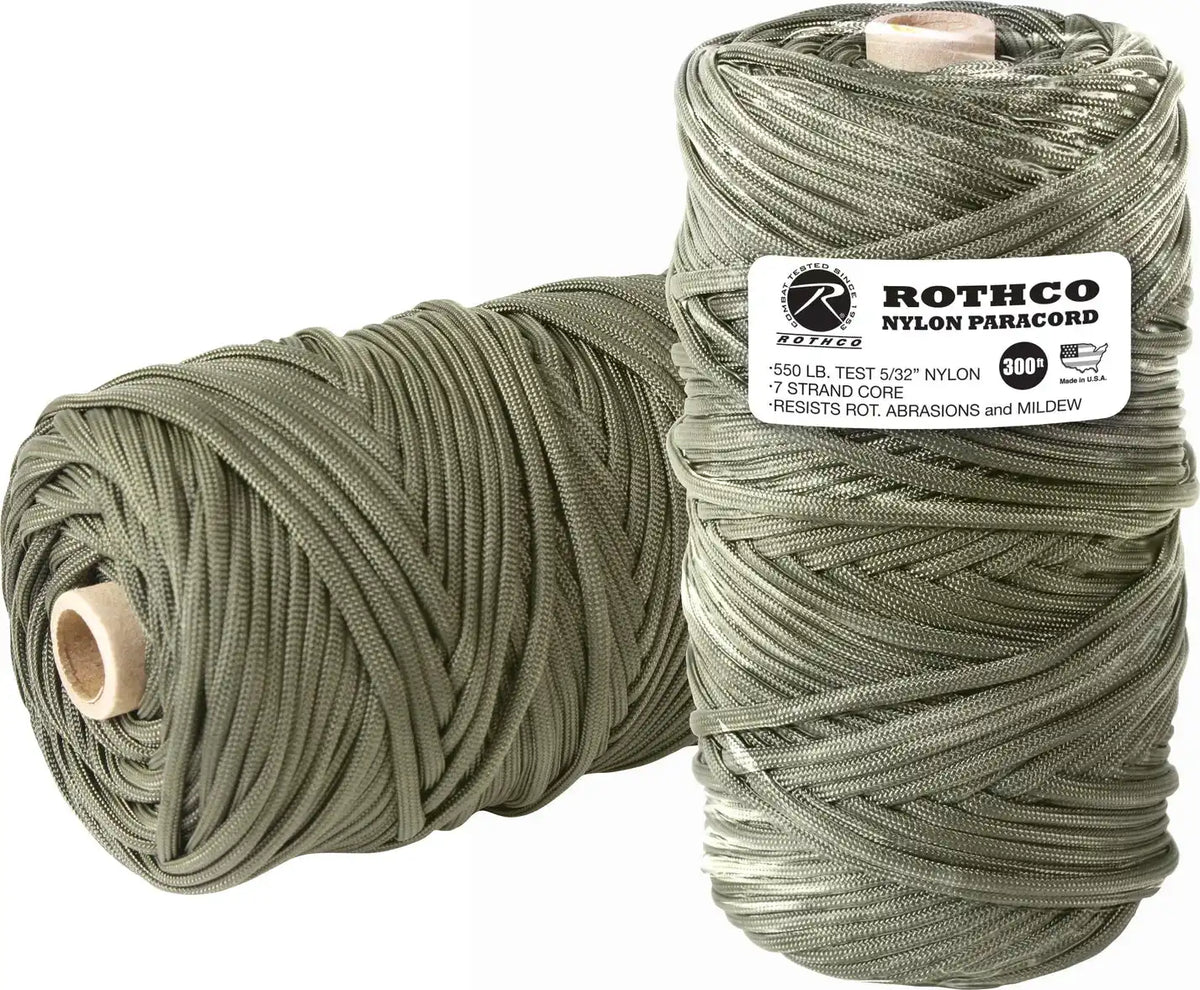 Rothco Nylon Paracord 550lb 300 Ft Tube