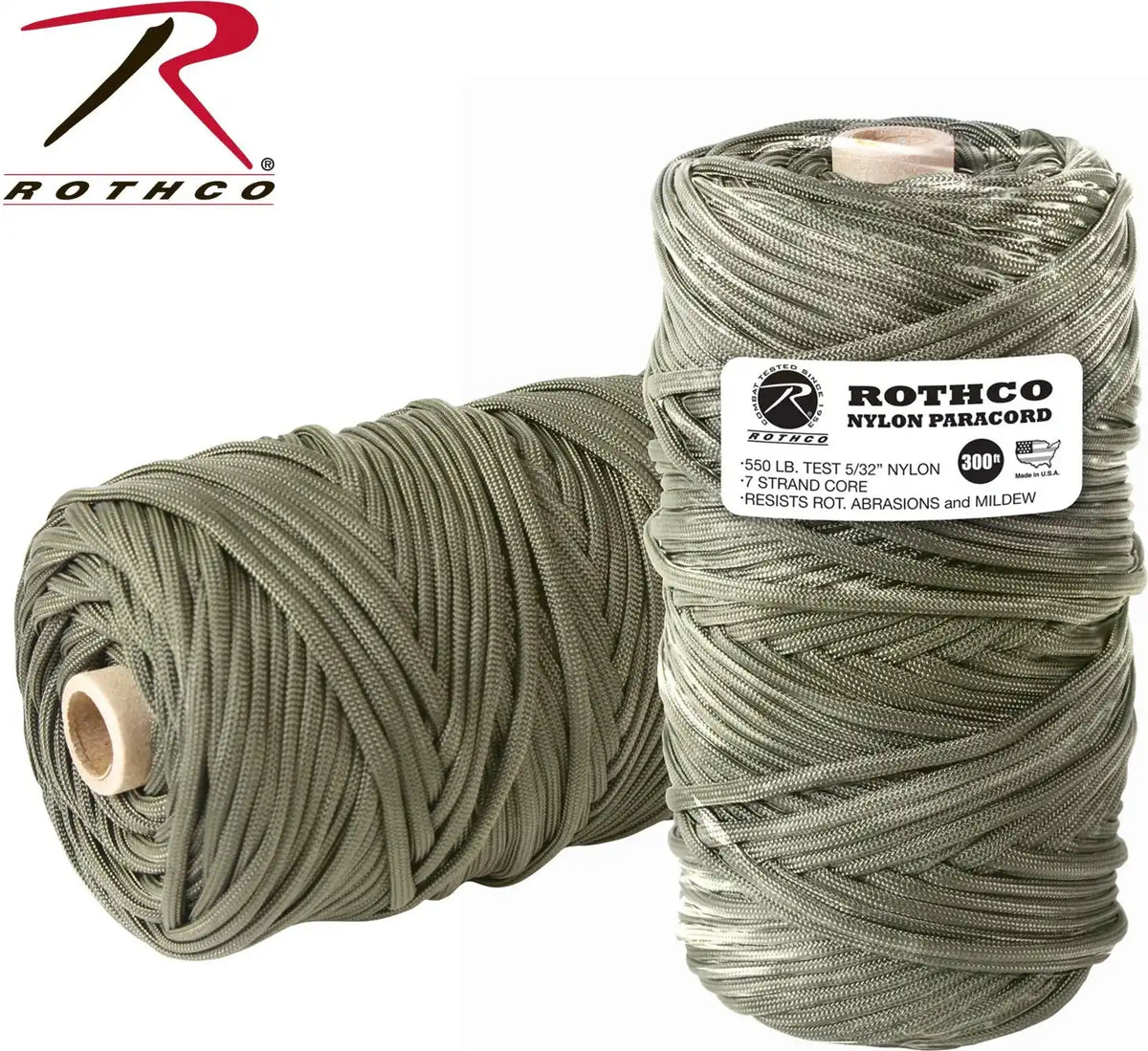 Rothco Nylon Paracord 550lb 300 Ft Tube