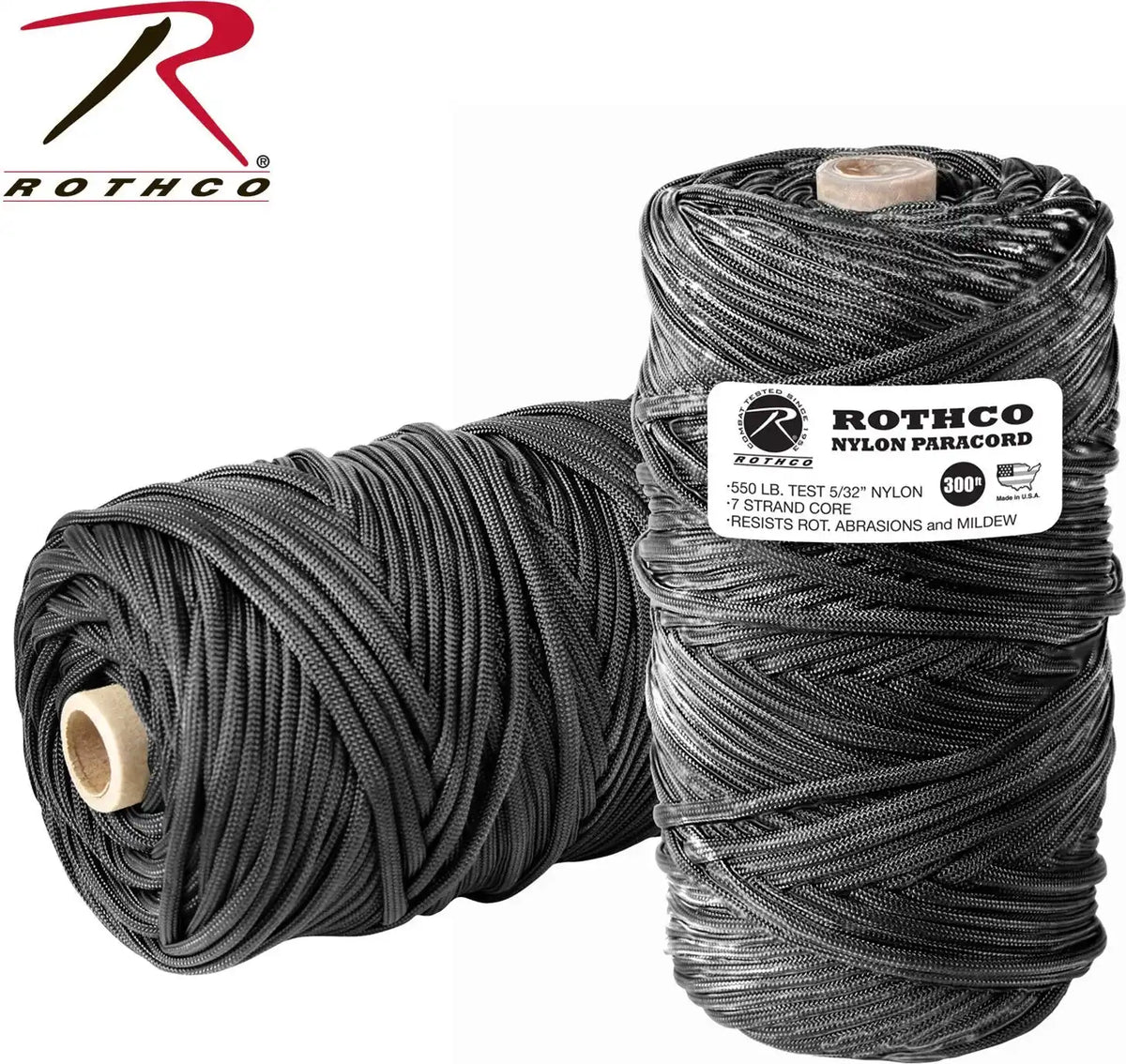 Rothco Nylon Paracord 550lb 300 Ft Tube