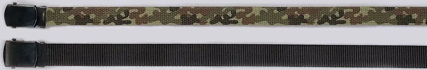 Rothco Nylon Web Belt - Black Webbing
