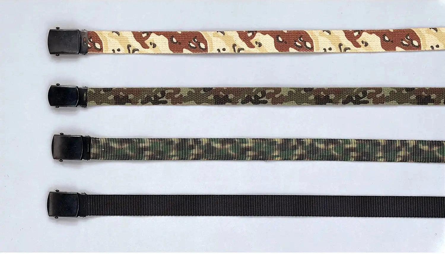 Rothco Nylon Web Belt - Black Webbing