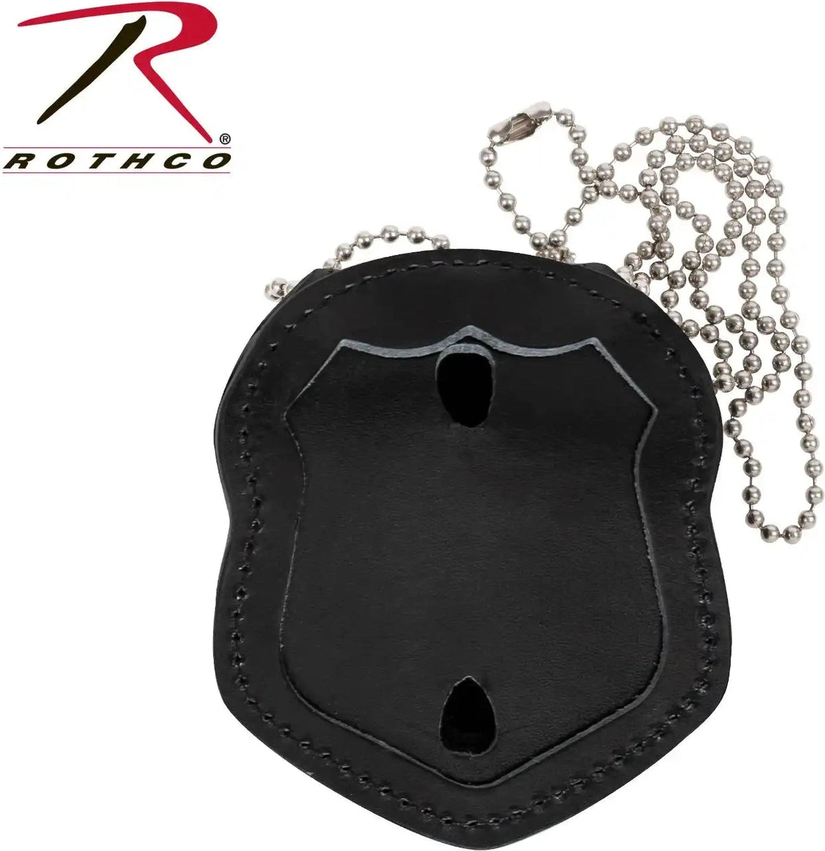 Rothco Nypd Style Leather Badge Holder with Clip