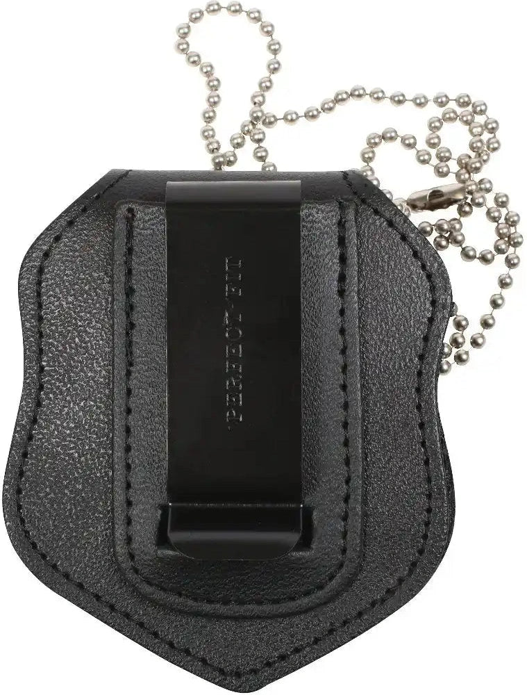 Rothco Nypd Style Leather Badge Holder with Clip