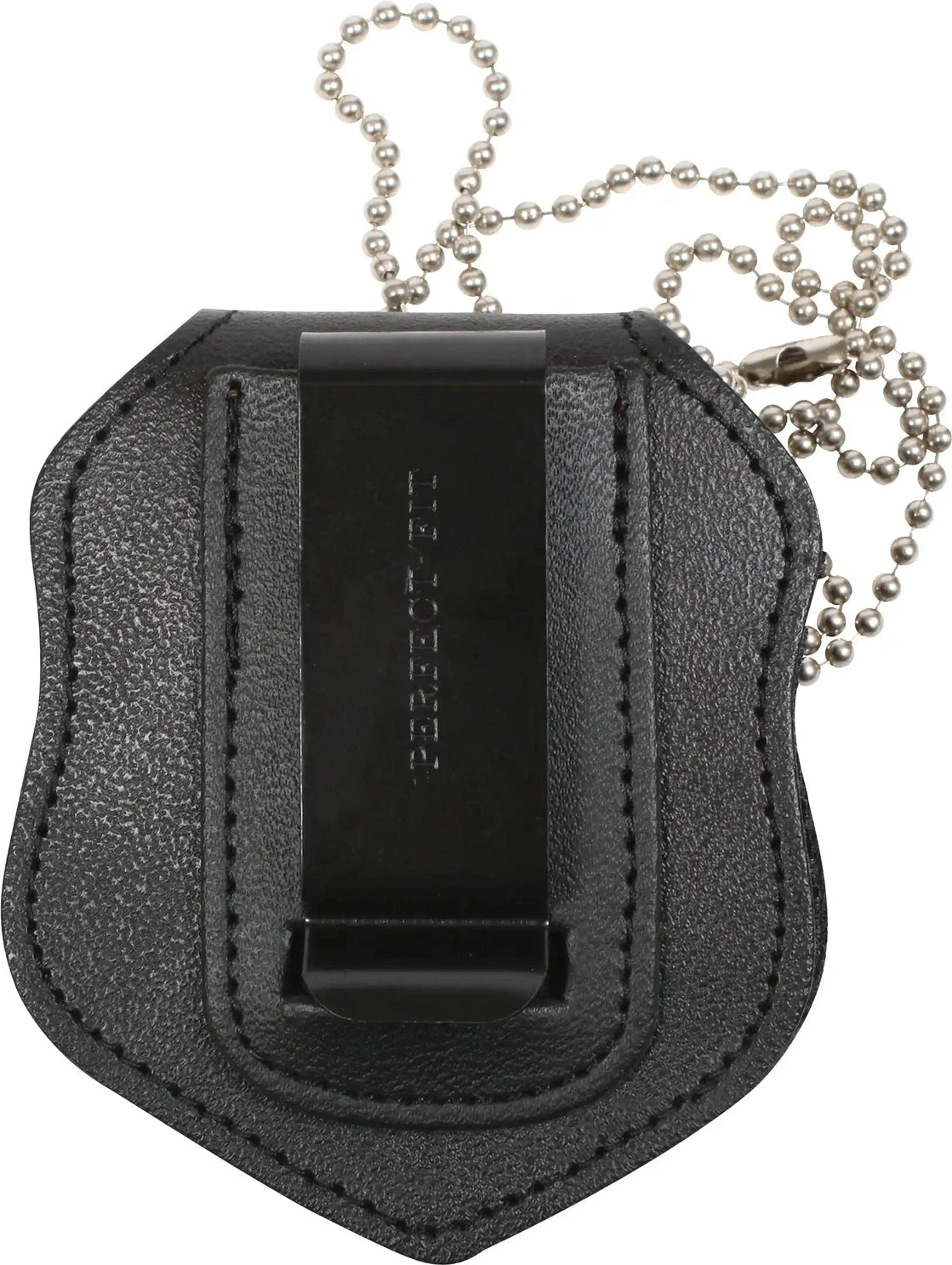 Rothco Nypd Style Leather Badge Holder with Clip