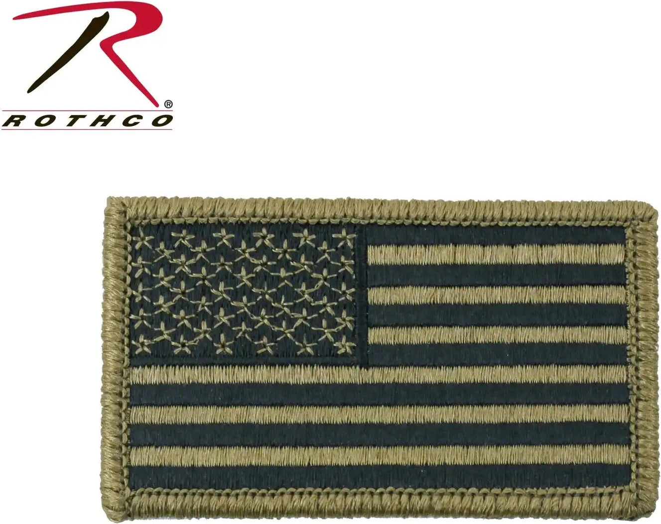 Rothco Ocp American Flag Patch with Hook Back