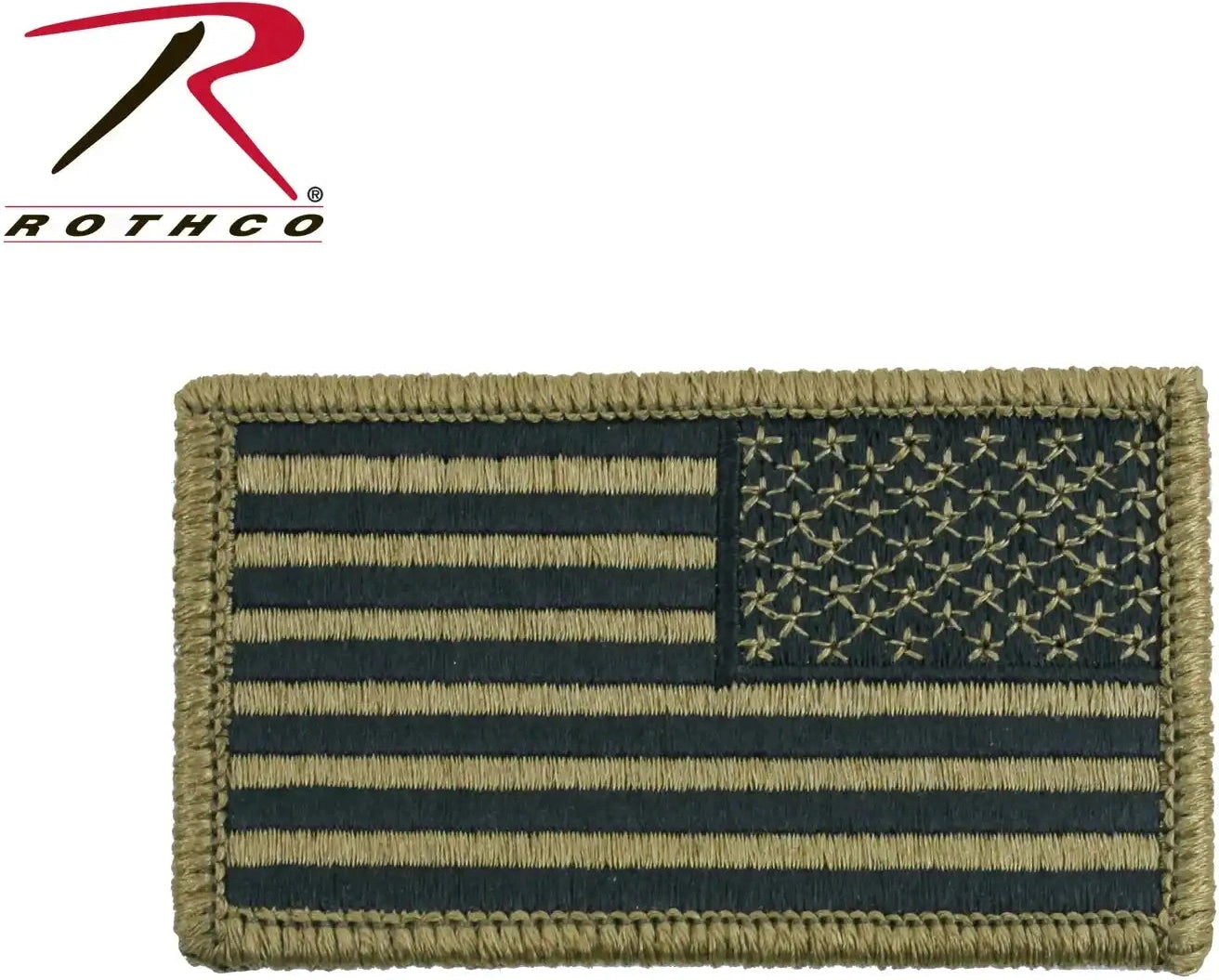 Rothco Ocp American Flag Patch with Hook Back