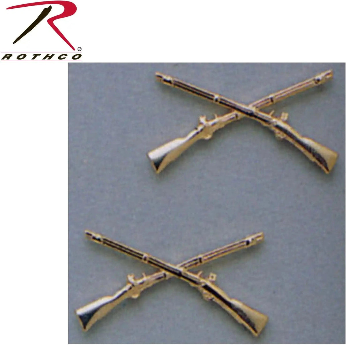 Rothco Officer’s Infantry Pin Gold / one Size