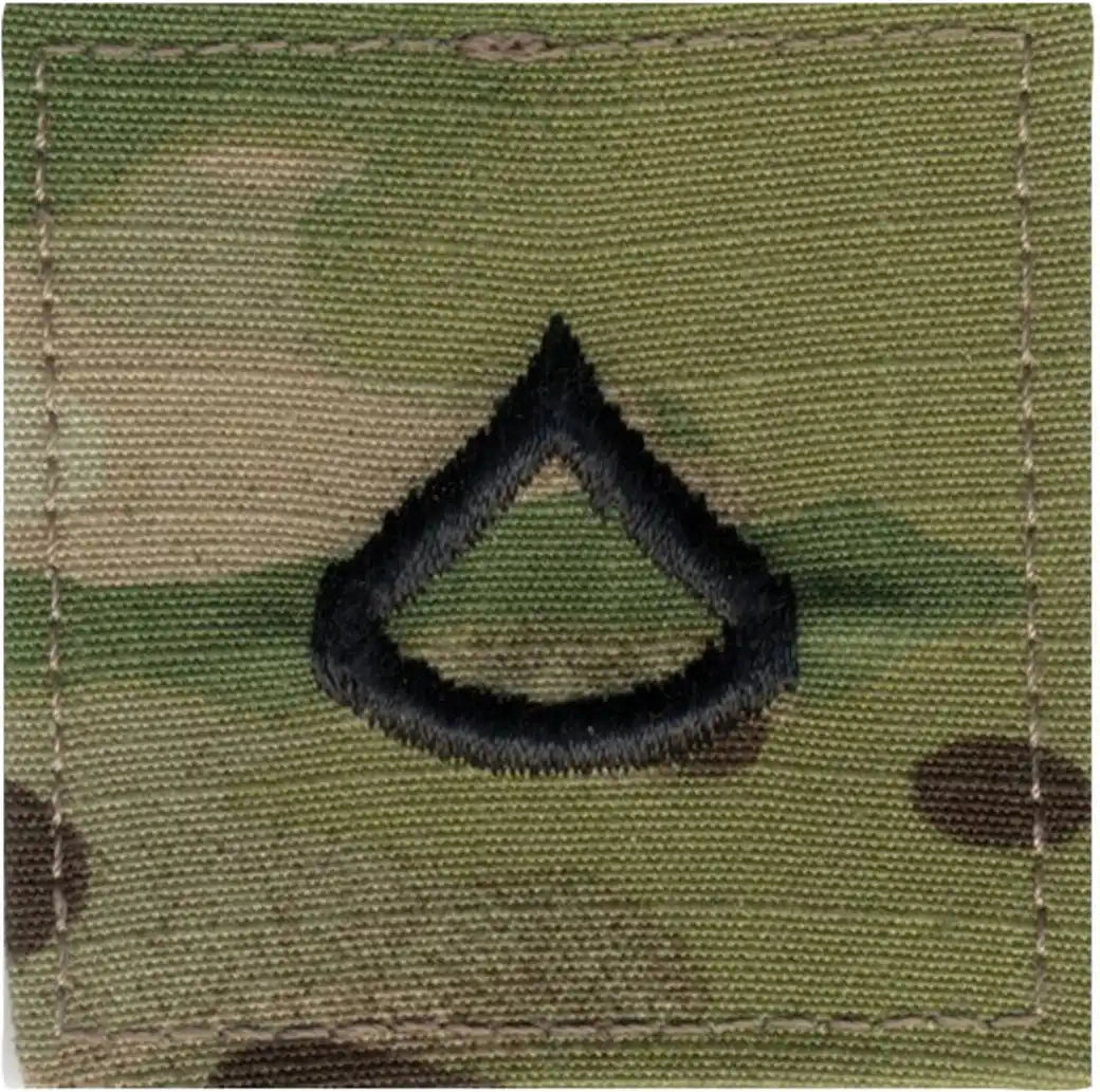 Rothco Official U.s. Made Embroidered Rank Insignia Private 1st Class Scorpion Ocp Camo