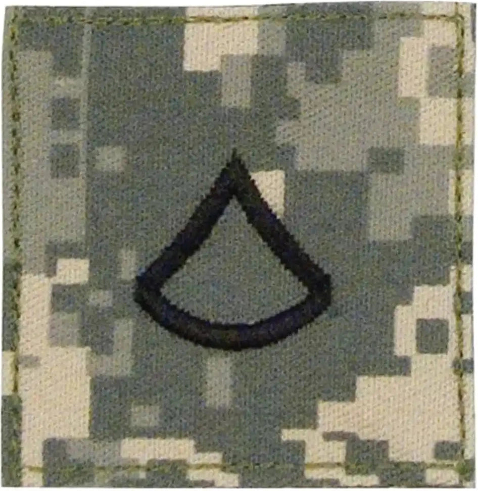 Rothco Official U.s. Made Embroidered Rank Insignia Private 1st Class Scorpion Ocp Camo