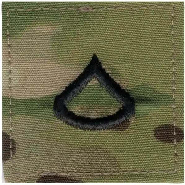 Rothco Official U.s. Made Embroidered Rank Insignia Private 1st Class Scorpion Ocp Camo