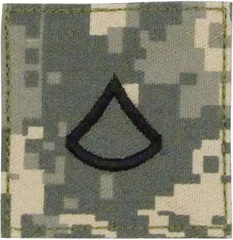 Rothco Official U.s. Made Embroidered Rank Insignia Private 1st Class Scorpion Ocp Camo