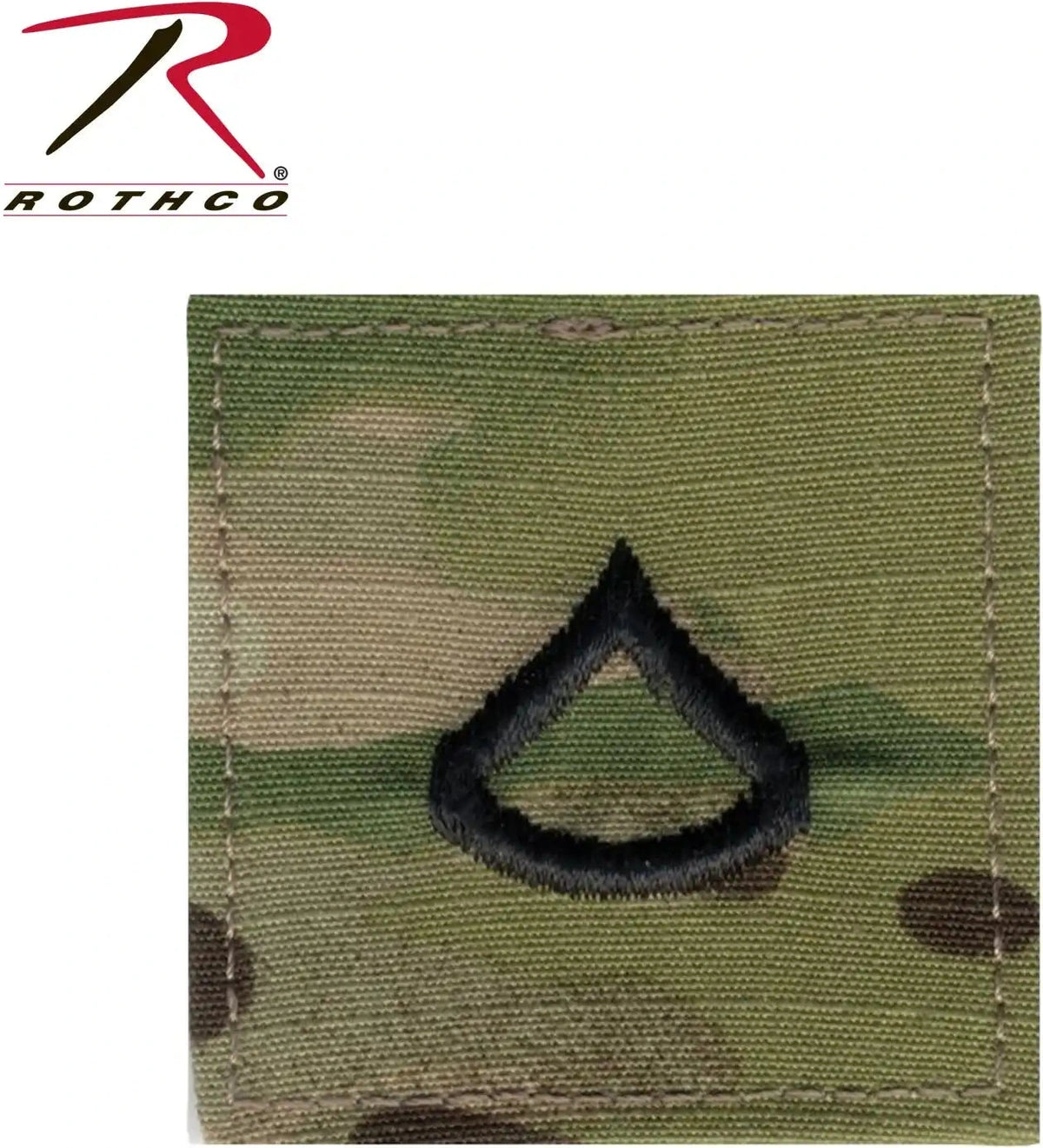 Rothco Official U.s. Made Embroidered Rank Insignia Private 1st Class Scorpion Ocp Camo