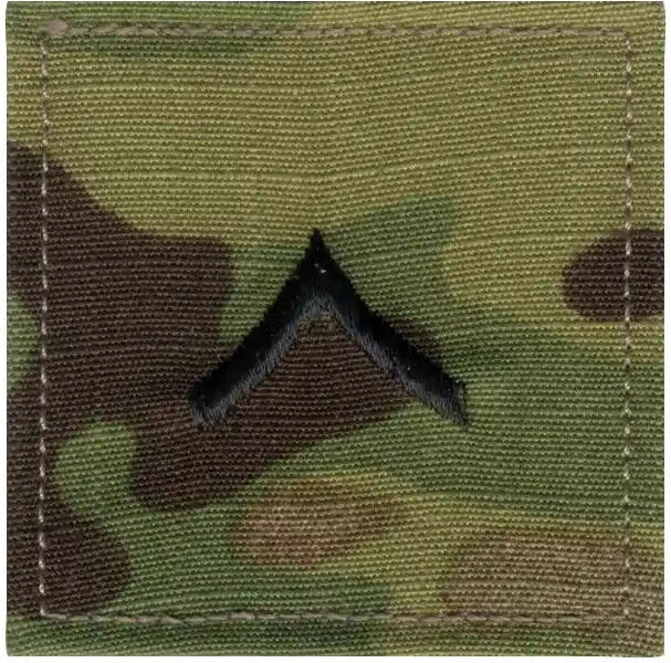 Rothco Official U.s. Made Embroidered Rank Insignia Private Scorpion Ocp Camo