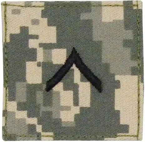 Rothco Official U.s. Made Embroidered Rank Insignia Private Scorpion Ocp Camo