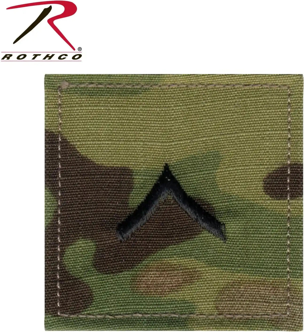 Rothco Official U.s. Made Embroidered Rank Insignia Private Scorpion Ocp Camo