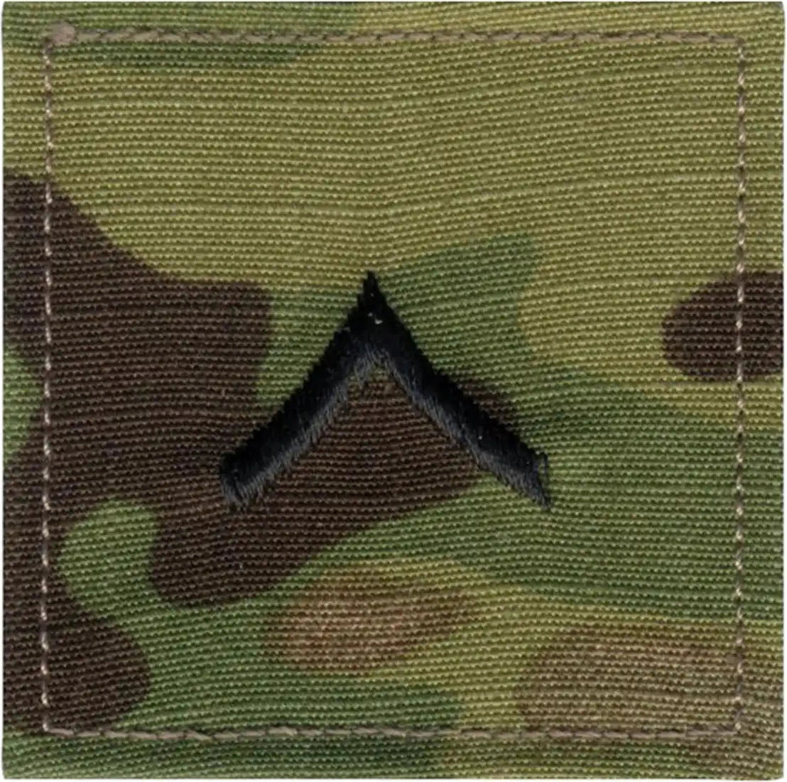 Rothco Official U.s. Made Embroidered Rank Insignia Private Scorpion Ocp Camo