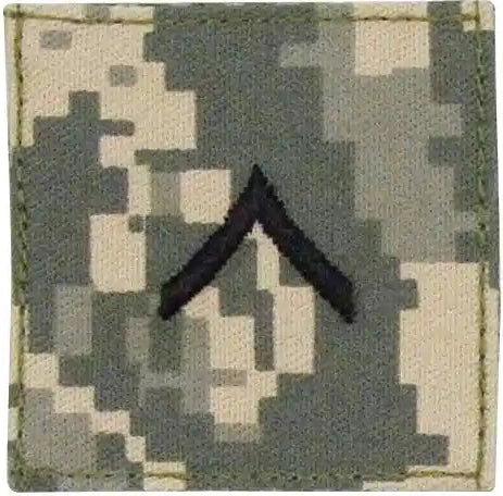 Rothco Official U.s. Made Embroidered Rank Insignia Private Scorpion Ocp Camo