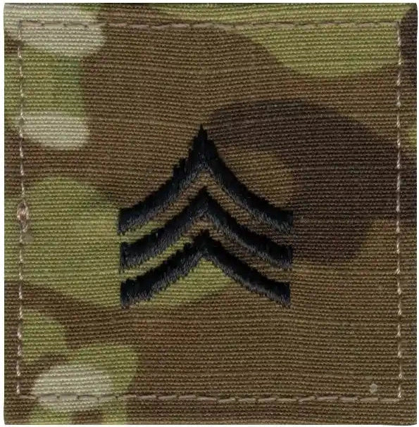 Rothco Official U.s. Made Embroidered Rank Insignia Sergeant Scorpion Ocp Camo