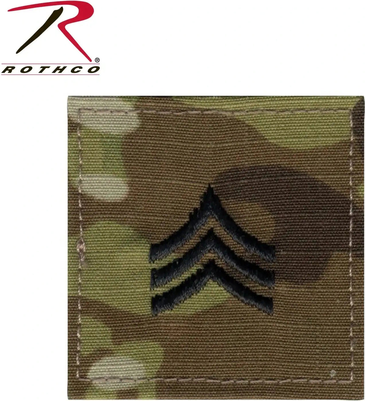 Rothco Official U.s. Made Embroidered Rank Insignia Sergeant Scorpion Ocp Camo