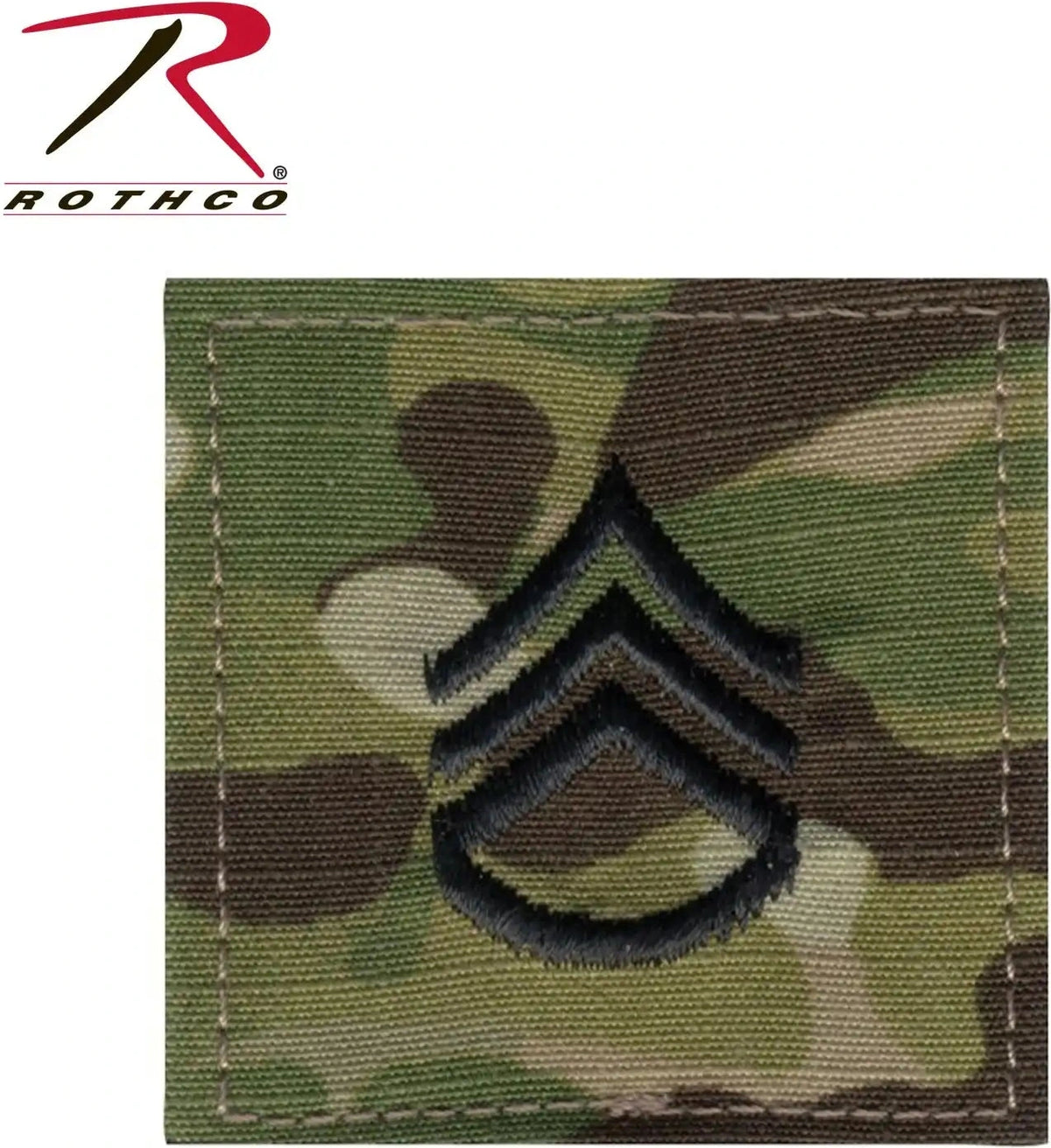 Rothco Official U.s. Made Embroidered Rank Insignia Staff Sergeant Patch Scorpion Ocp Camo