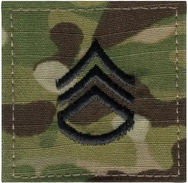 Rothco Official U.s. Made Embroidered Rank Insignia Staff Sergeant Patch Scorpion Ocp Camo