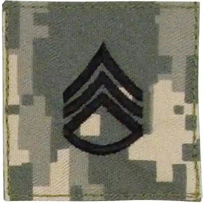 Rothco Official U.s. Made Embroidered Rank Insignia Staff Sergeant Patch Scorpion Ocp Camo