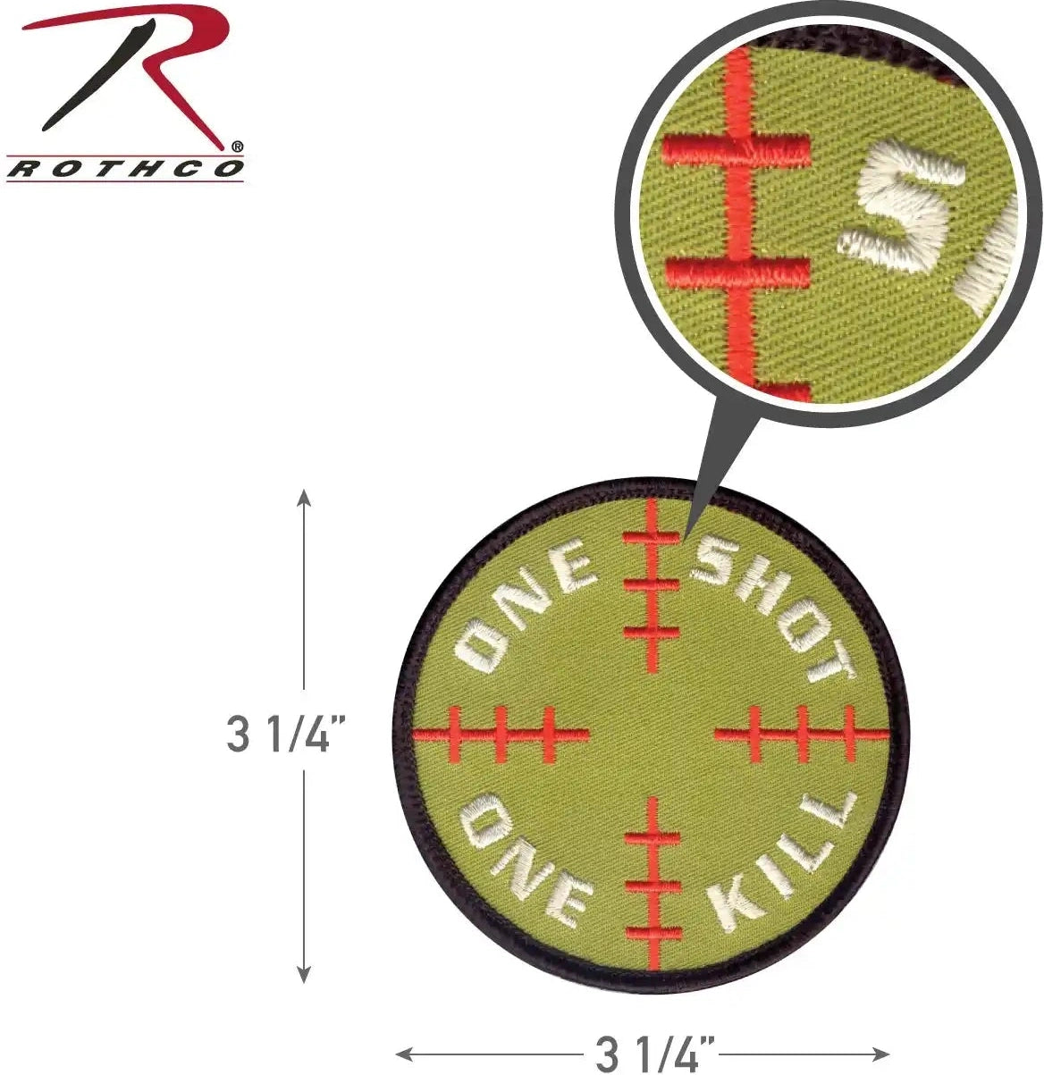 Rothco one Shot Kill Morale Patch